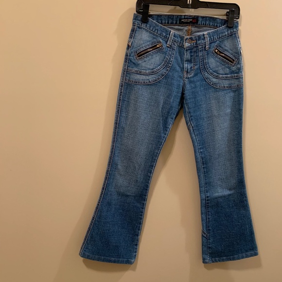 LOW RISE AMERICAN EAGLE BOOTCUT JEANS - Picture 3 of 7